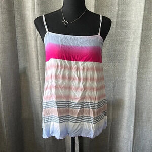 Pink and Blue Striped Splendid Tank